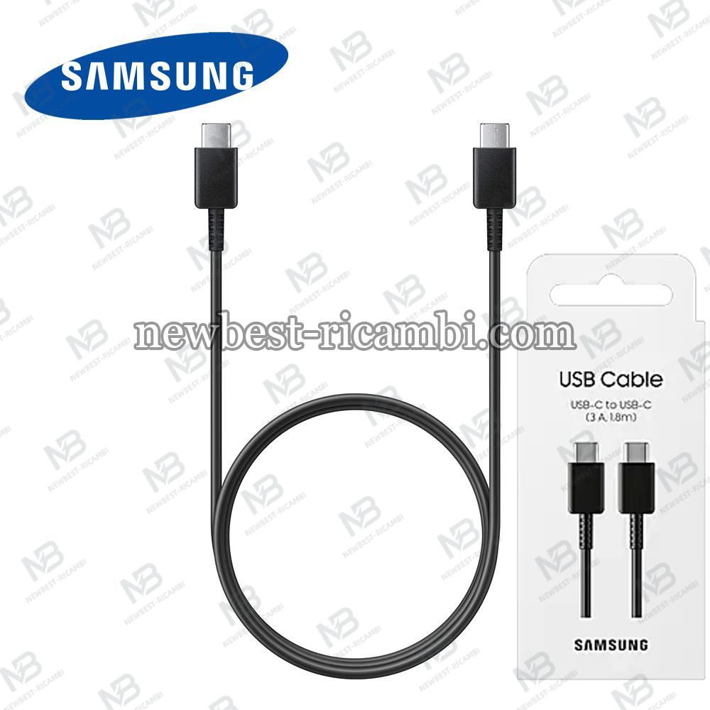 Samsung Cable (Type C to C) 3A 1.8m EP-DX310JBEGEU Black In Blister