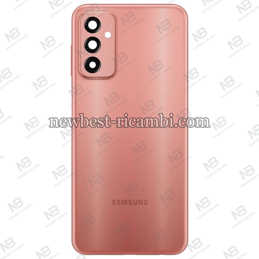 Samsung Galaxy M135 Back Cover+Camera Glass Orange Original