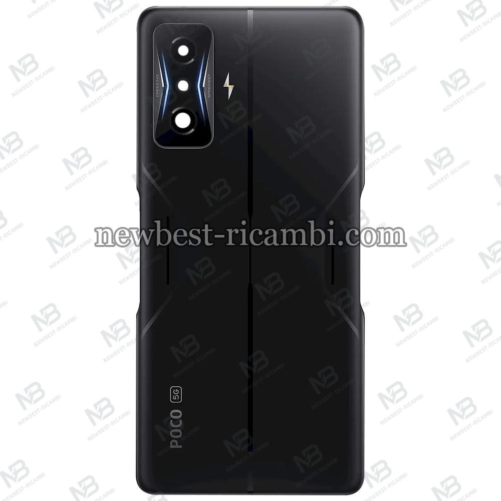 Xiaomi Poco F4 Gt Back Cover+Camera Glass Black Original