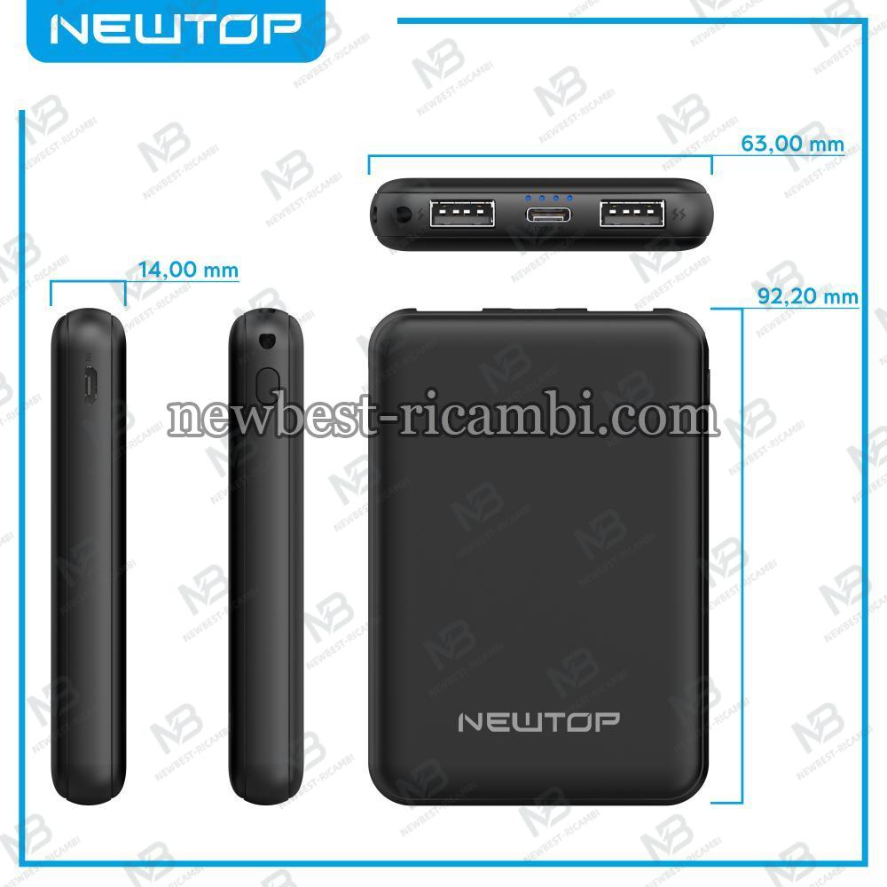 NEWTOP PB31 POWER BANK 5000MAH NERO