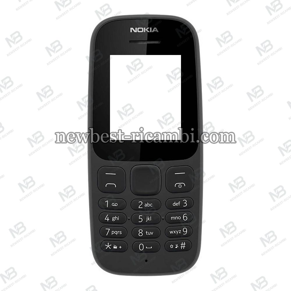 Nokia 105 DS 2017 Ta-1034 Front Cover Class+Keyboard Black