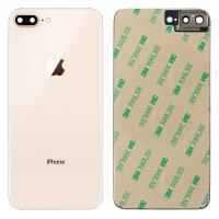 iphone 8 plus back cover+camera glass gold