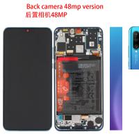 Huawei P30 Lite (Back Camera 48Mp Version) Touch+Lcd+Frame+Battery Blue Service Pack