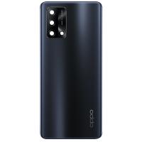 Oppo A74 4G (CPH2219) Back Cover + Camera Glass Black Orignal
