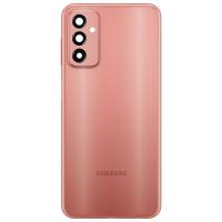Samsung Galaxy M135 Back Cover+Camera Glass Orange Original