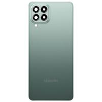 Samsung Galaxy M536 Back Cover+Camera Glass Green Original