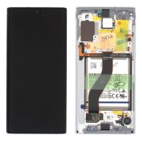 Samsung Galaxy Note 10 N970 Touch+Lcd+Frame+Battery White Service Pack