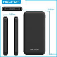 NEWTOP PB30 POWER BANK 10000MAH NERO