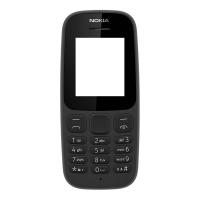 Nokia 105 DS 2017 Ta-1034 Front Cover Class+Keyboard Black