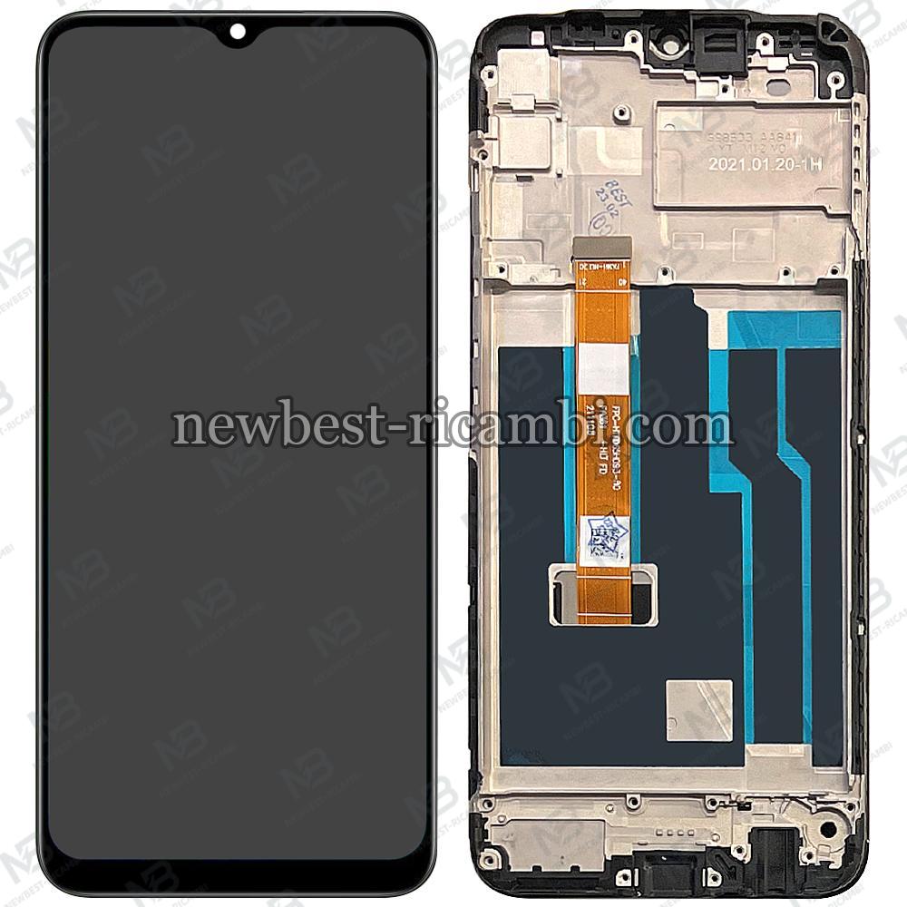 Realme Narzo 30A Touch + Lcd + Frame Black Original