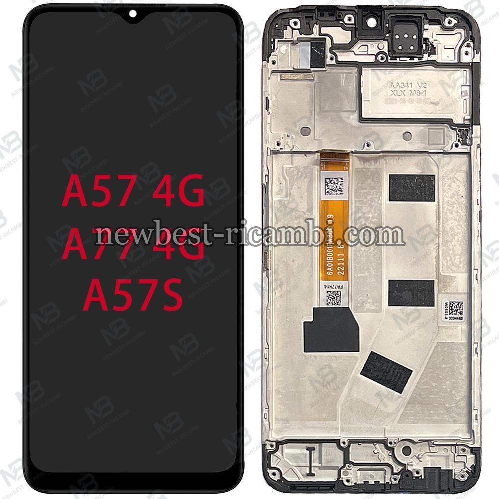 Oppo A57 4G (CPH2387) Touch + Lcd + Frame Black Original