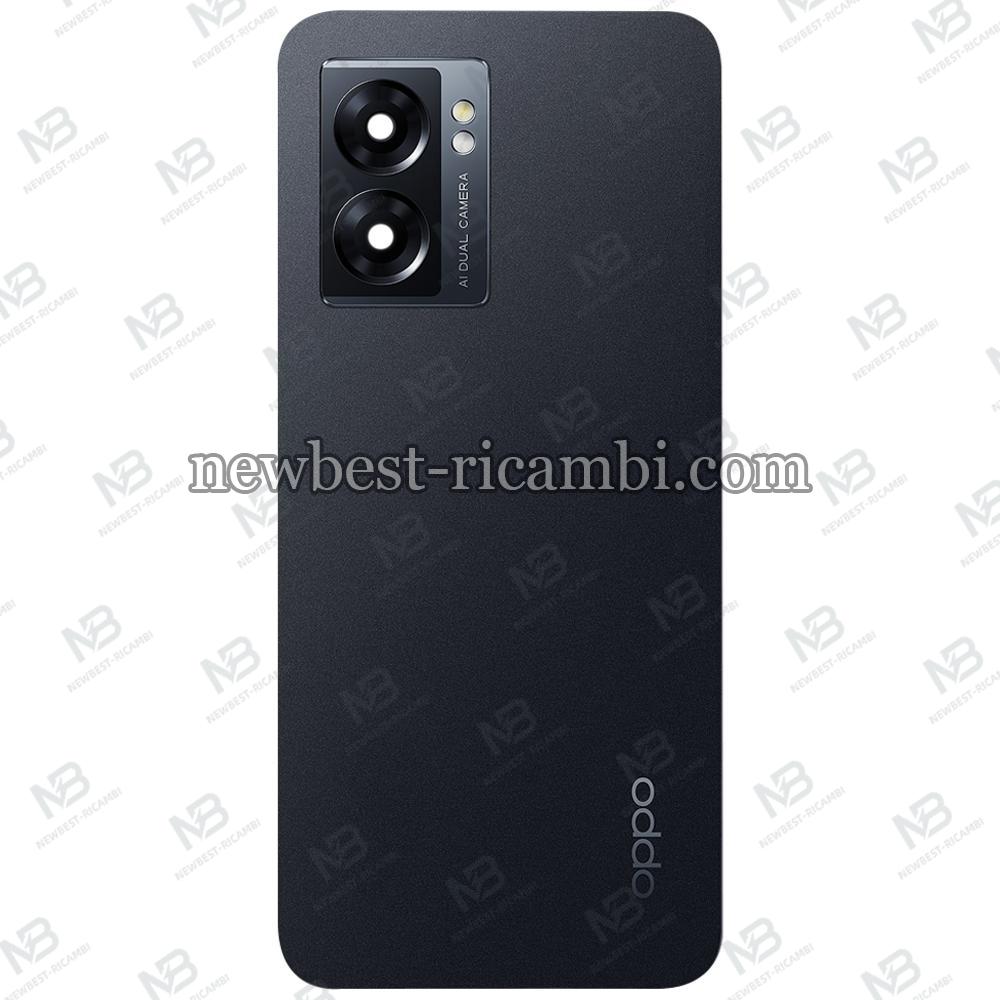 Oppo A77 5G (CPH2339) Back Cover + Camera Glass Black