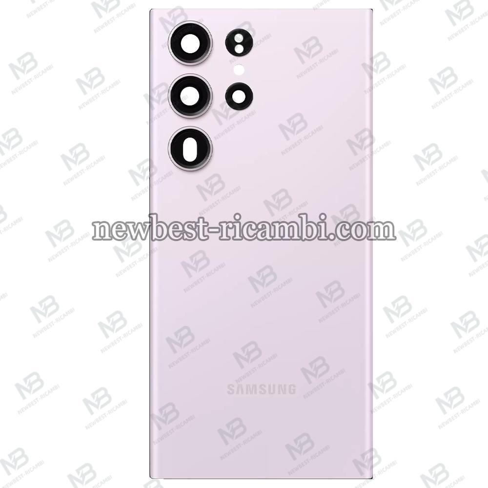 Samsung Galaxy S23 Ultra S918 Back Cover+Camera Glass Lavender AAA