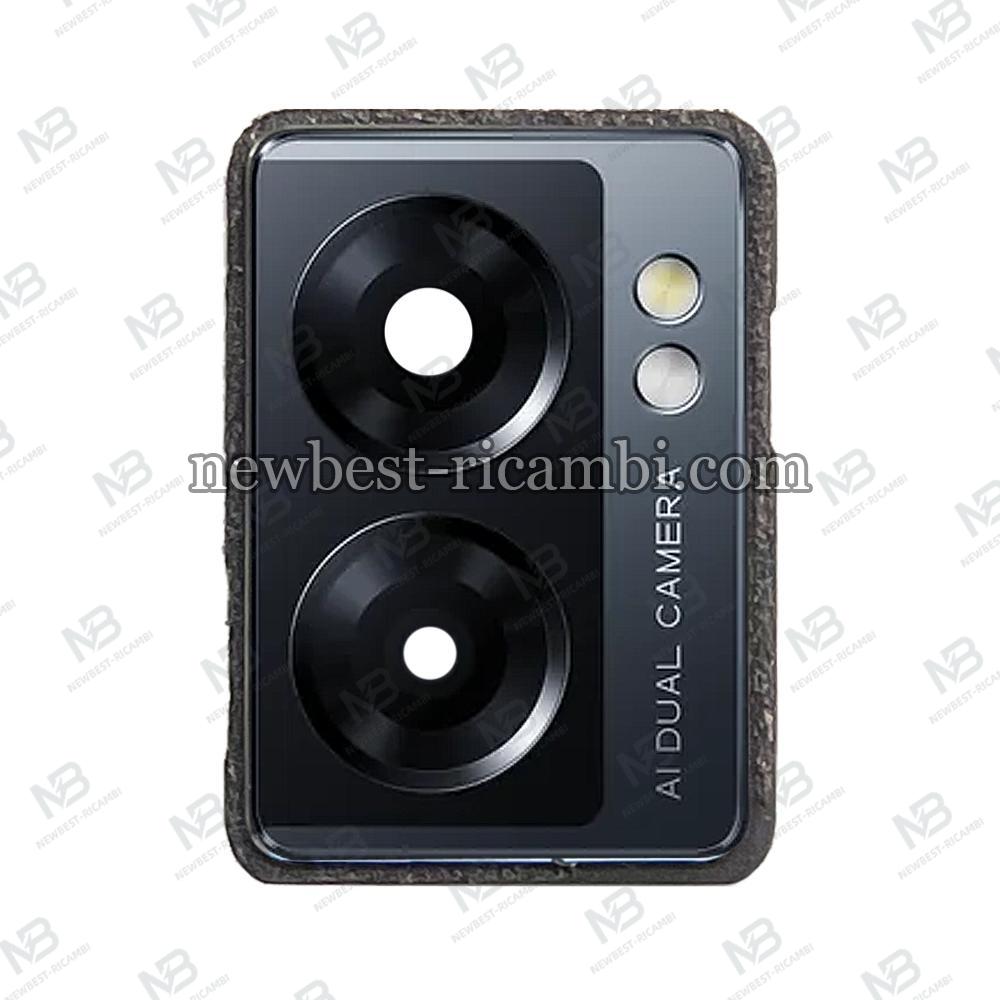 Oppo A77 5G (CPH2339) Camera Glass + Frame Black