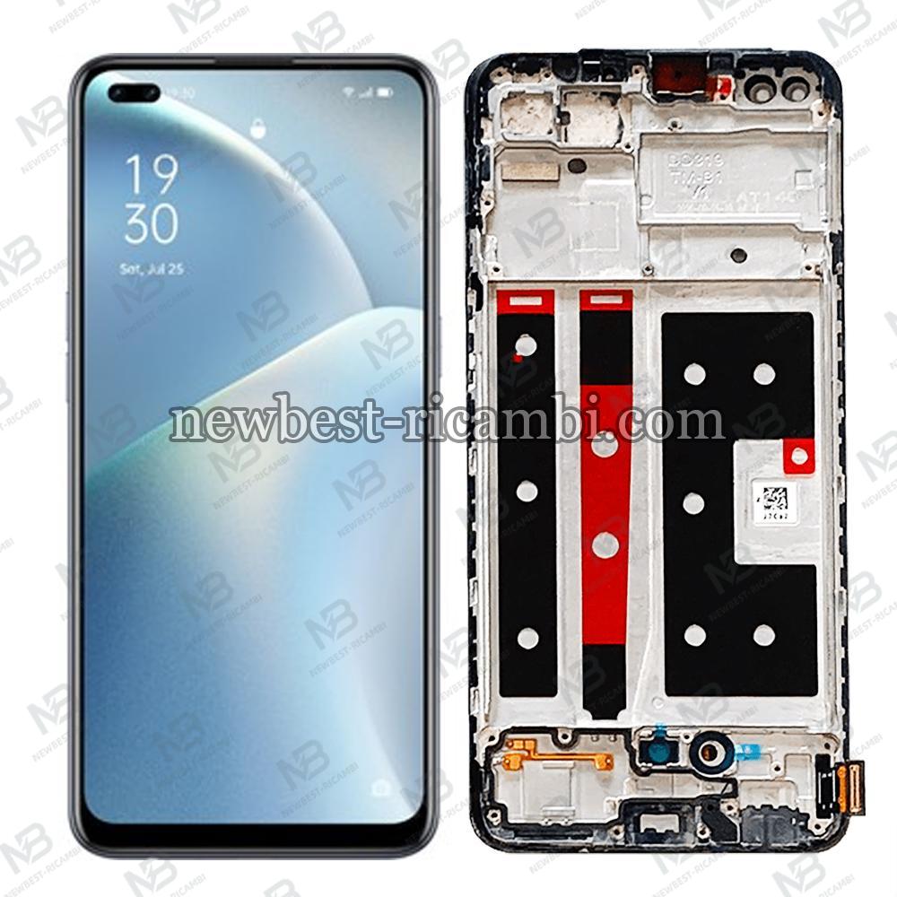 Oppo Reno 4 Lite (CPH2125) Touch + Lcd + Frame Black Service Pack