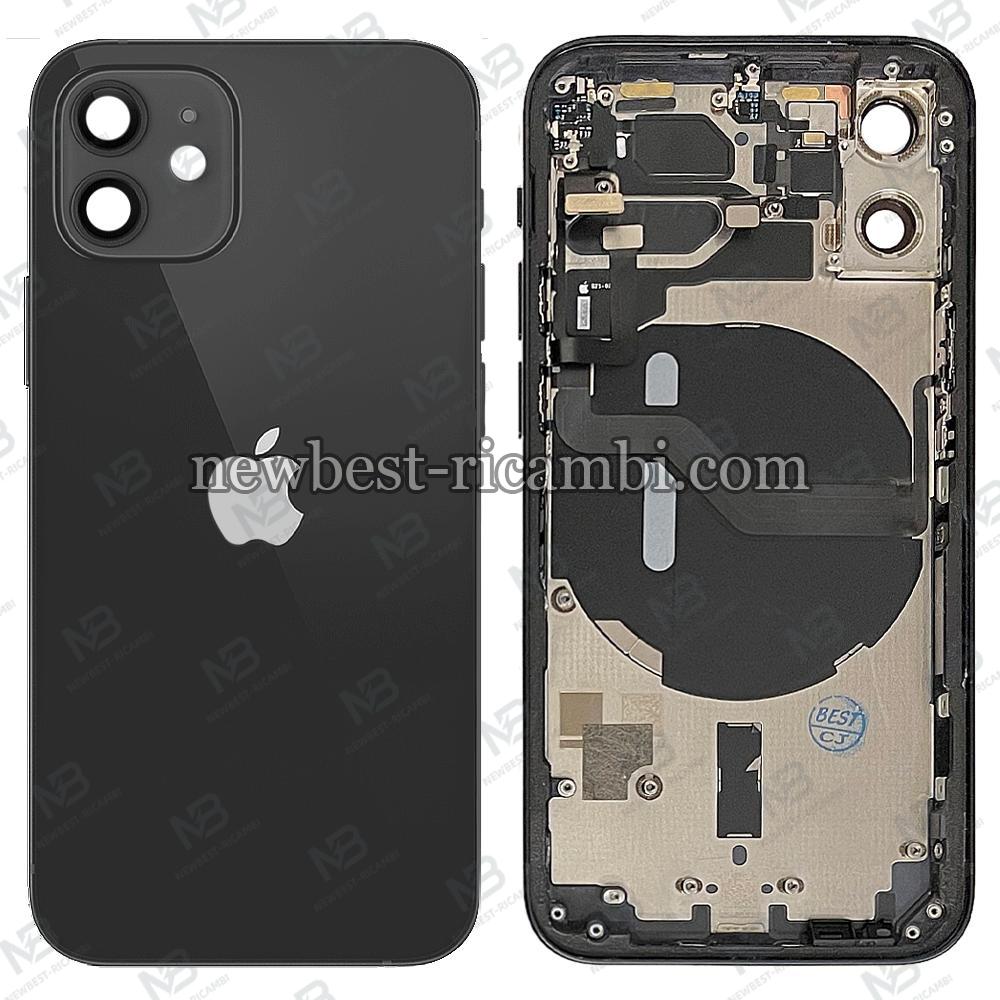 iPhone 12 Mini Back Cover With Frame Black Disassemble A Original