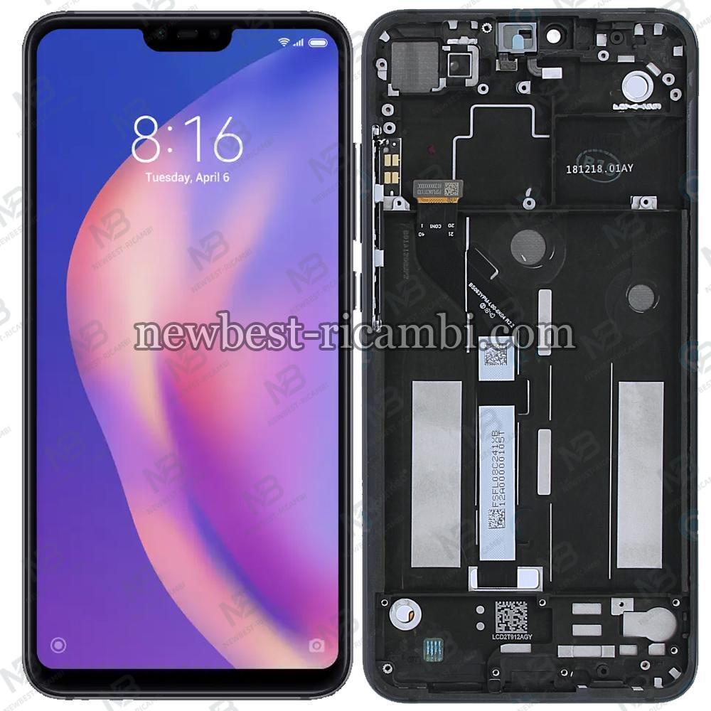 Xiaomi Mi 8 Lite Touch + Lcd + Frame Black Service Pack