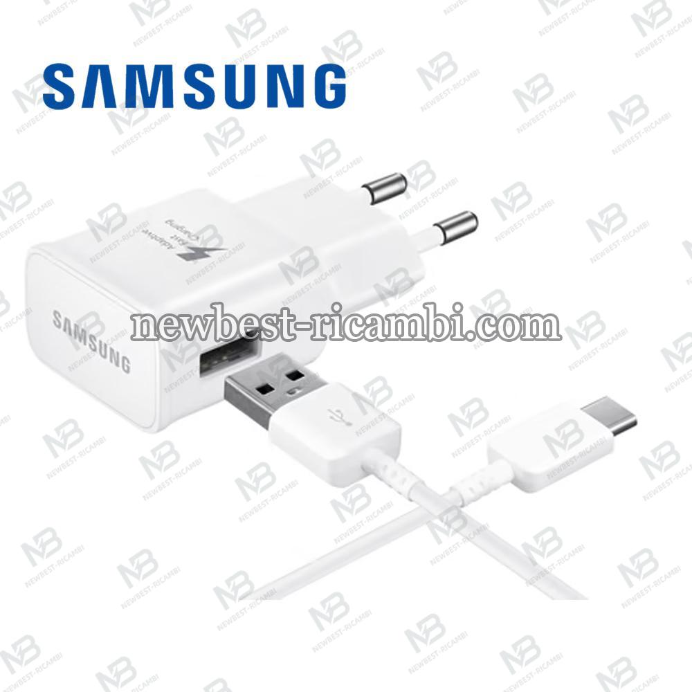 Wall Charger Samsung EP-TA200W + DG970BWE 15W 2A 1 x USB-A with USB-C Cable Bulk