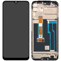 Realme Narzo 30A Touch + Lcd + Frame Black Original