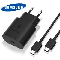 Wall Charger Samsung TA800NB 25W 1x Type-C with Type-C Cable Black Bulk
