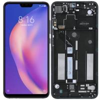 Xiaomi Mi 8 Lite Touch + Lcd + Frame Black Service Pack