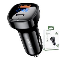 Car Charger Acefast B4 66W 1x USB / 1x Type-C Black In Blister