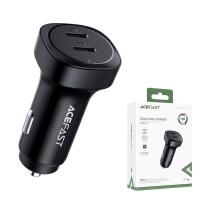 Acefast B2 72W Car Charger 2x Type-C Black In Blister
