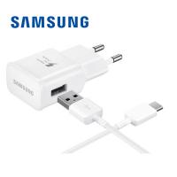 Wall Charger Samsung EP-TA200W + DG970BWE 15W 2A 1 x USB-A with USB-C Cable Bulk