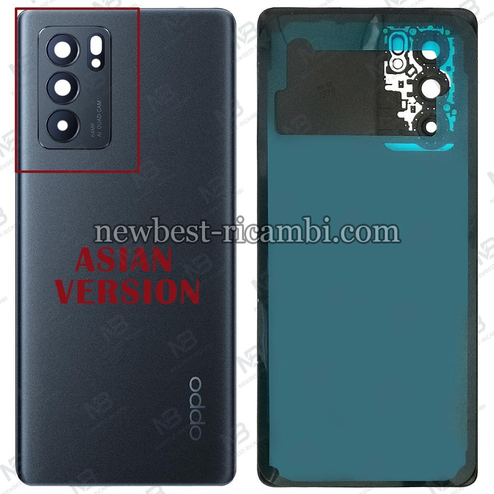Oppo Reno 6 Pro 5G Back Cover+Camera Glass Black AAA (ASIAN VERSION)