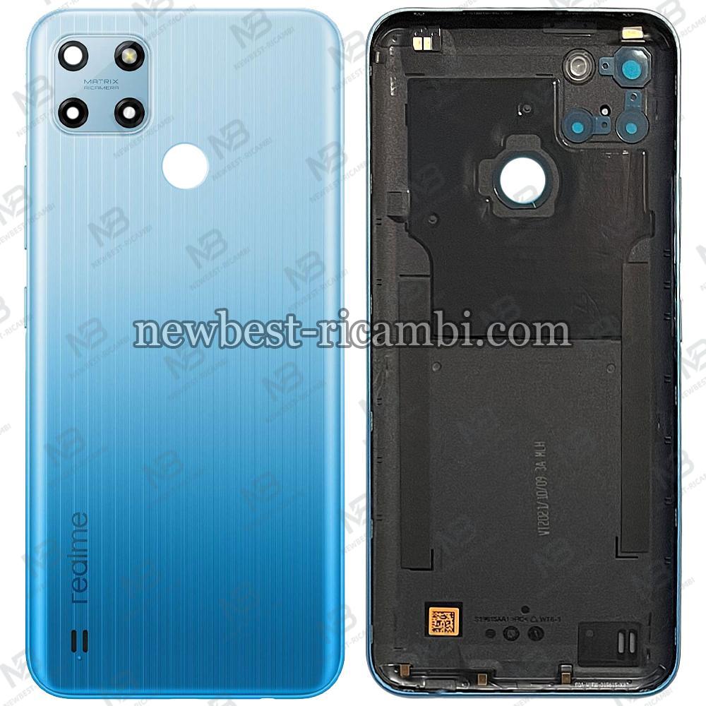 Realme C25Y RMX3269 Back Cover+Camera Glass Blue Original