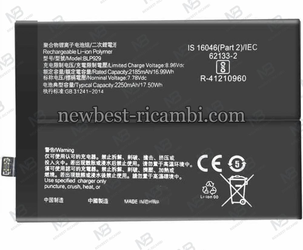 Oppo Reno 8 Pro 5G (CPH2357) BLP929 Battery