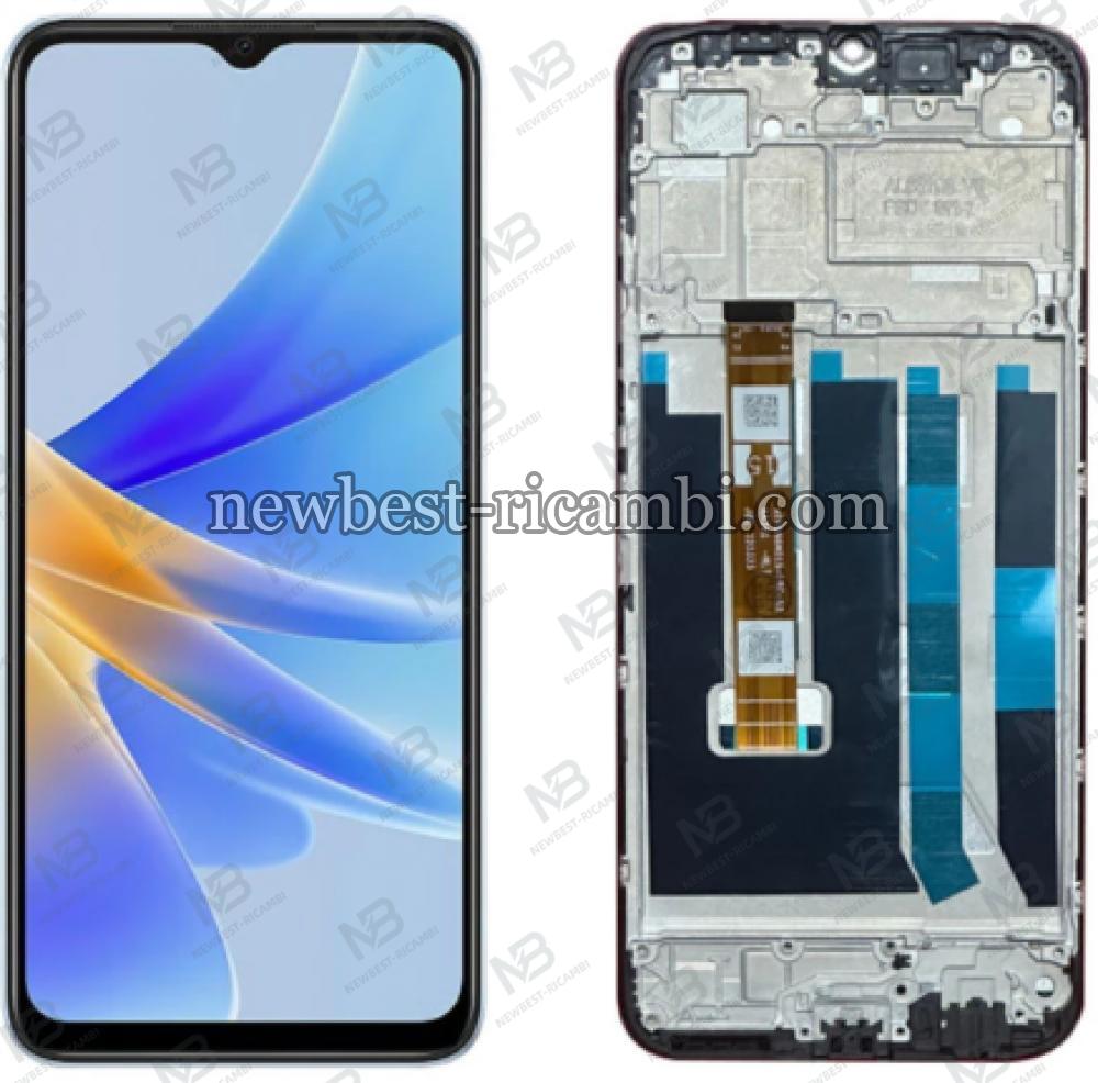 Oppo A17 (CPH2477) Touch + Lcd + Frame Black Original