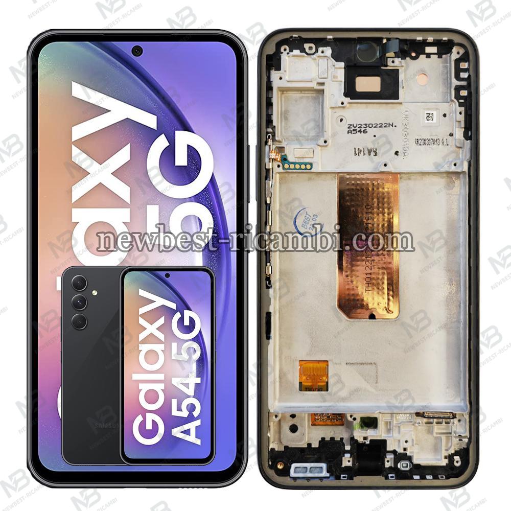 Samsung Galaxy A54 5G A546 Touch+Lcd+Frame Black Service Pack