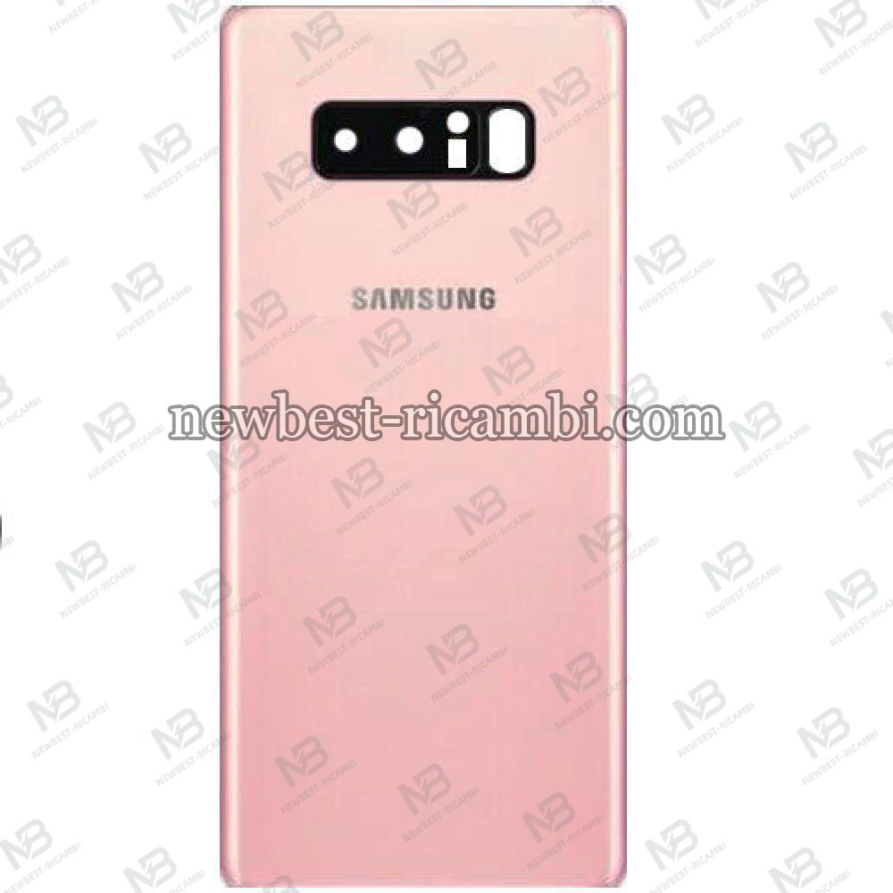 Samsung Galaxy Note 8 N950f Back Cover+Camera Glass Pink AAA