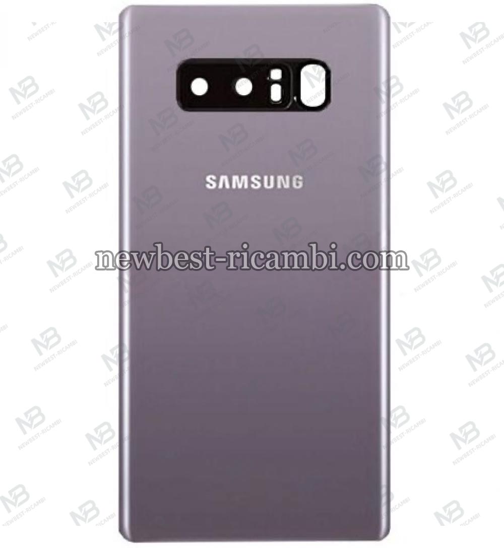 Samsung Galaxy Note 8 N950f Back Cover+Camera Glass Purple AAA