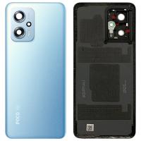 Xiaomi Poco X4 Gt Back Cover+Camera Glass Blue Original