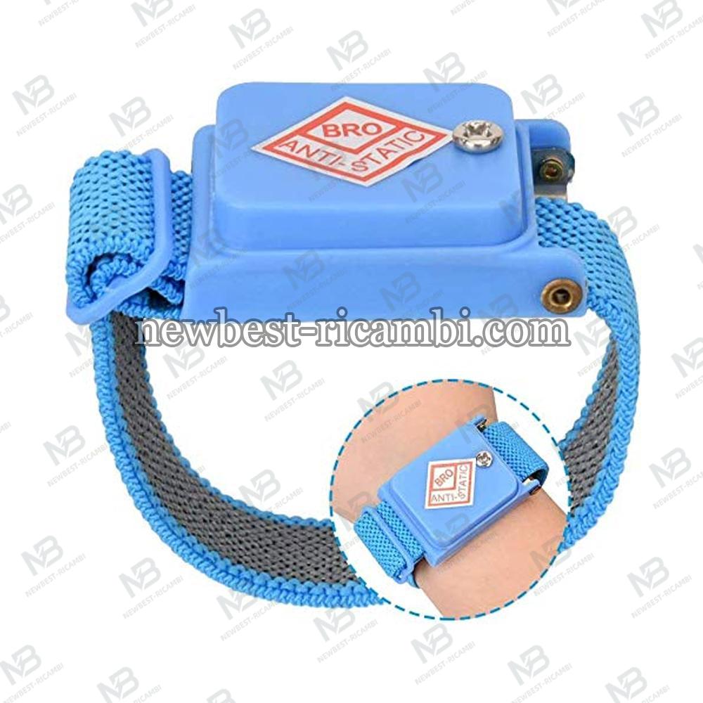 Cordless Wrist Strap Anti Static Blue