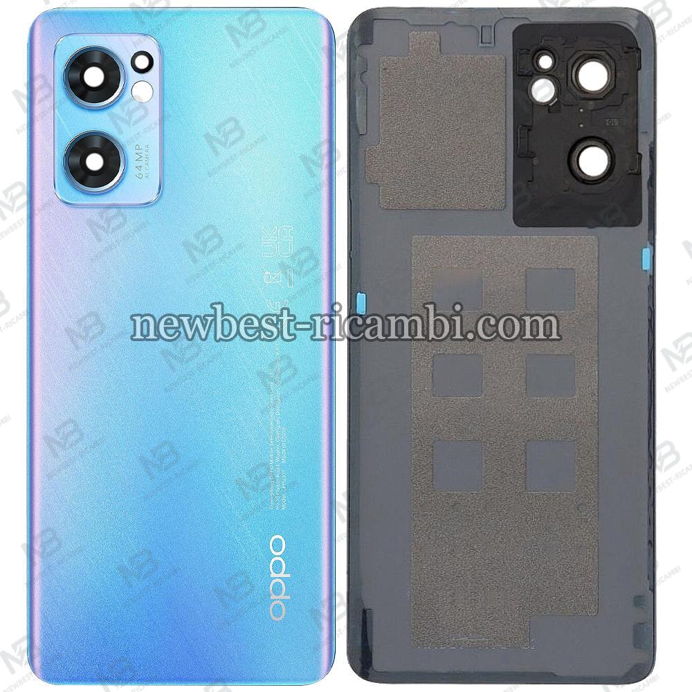 Oppo Find X5 Lite/Reno 7 5G Back Cover+Camera Glass  Blue Original