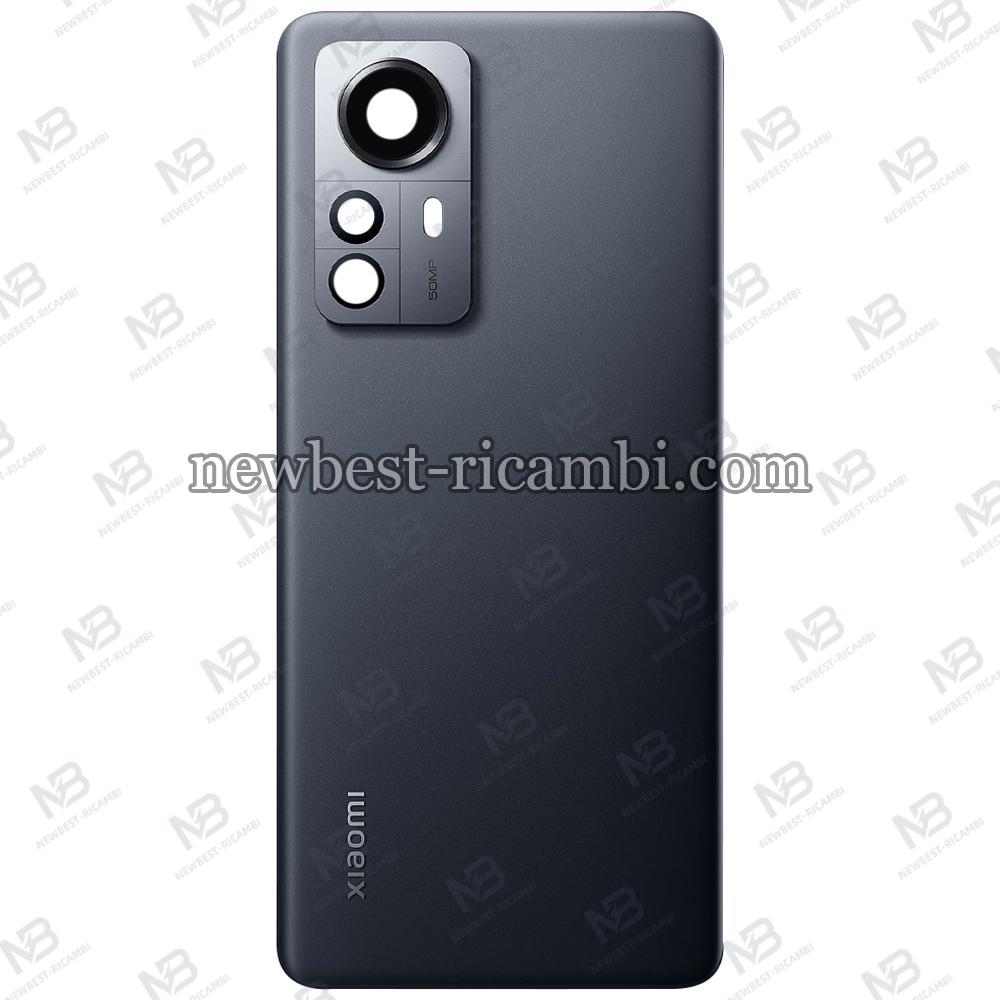 Xiaomi Mi 12 Back Cover +Camera Glass  Black Original