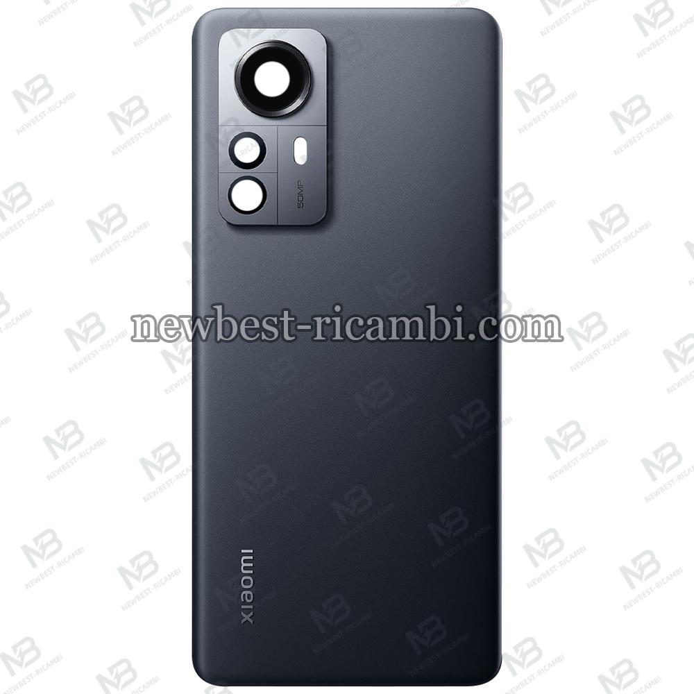 Xiaomi Mi 12 Back Cover +Camera Glass  Black Service Pack