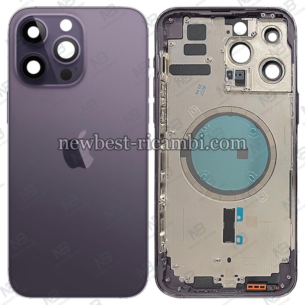 iPhone 14 Pro Max Back Cover+Frame Purple