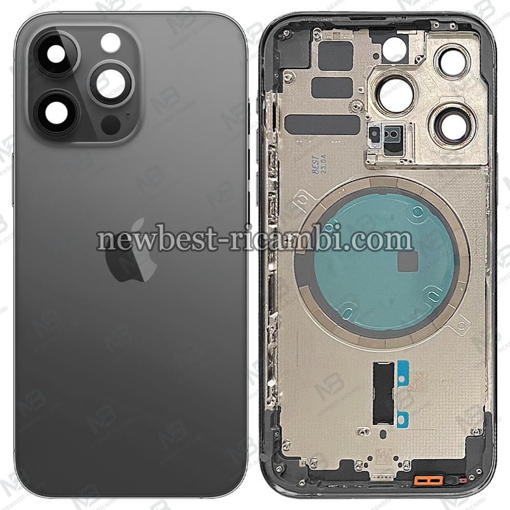 iPhone 14 Pro Back Cover + Frame Black