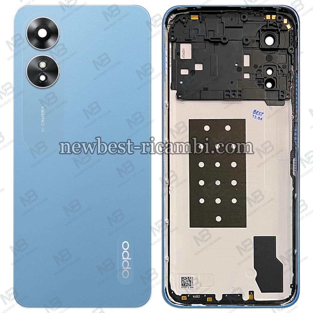 Oppo A17  CPH2477 Back Cover+ Camera Glass Blue Original