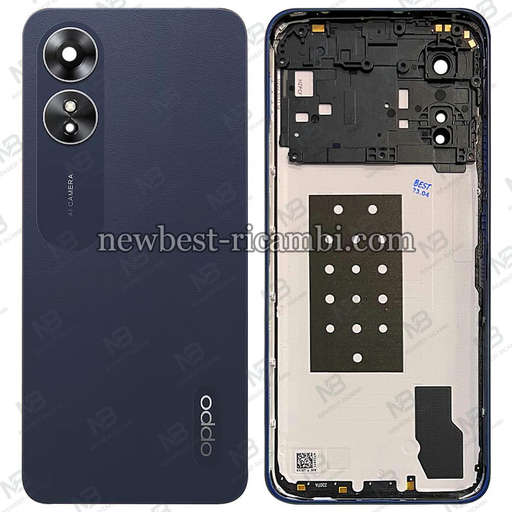 Oppo A17 (CPH2477) Back Cover + Camera Glass Black Original