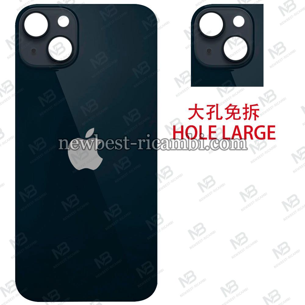 iPhone 14 Back Cover Glass Hole Large Black