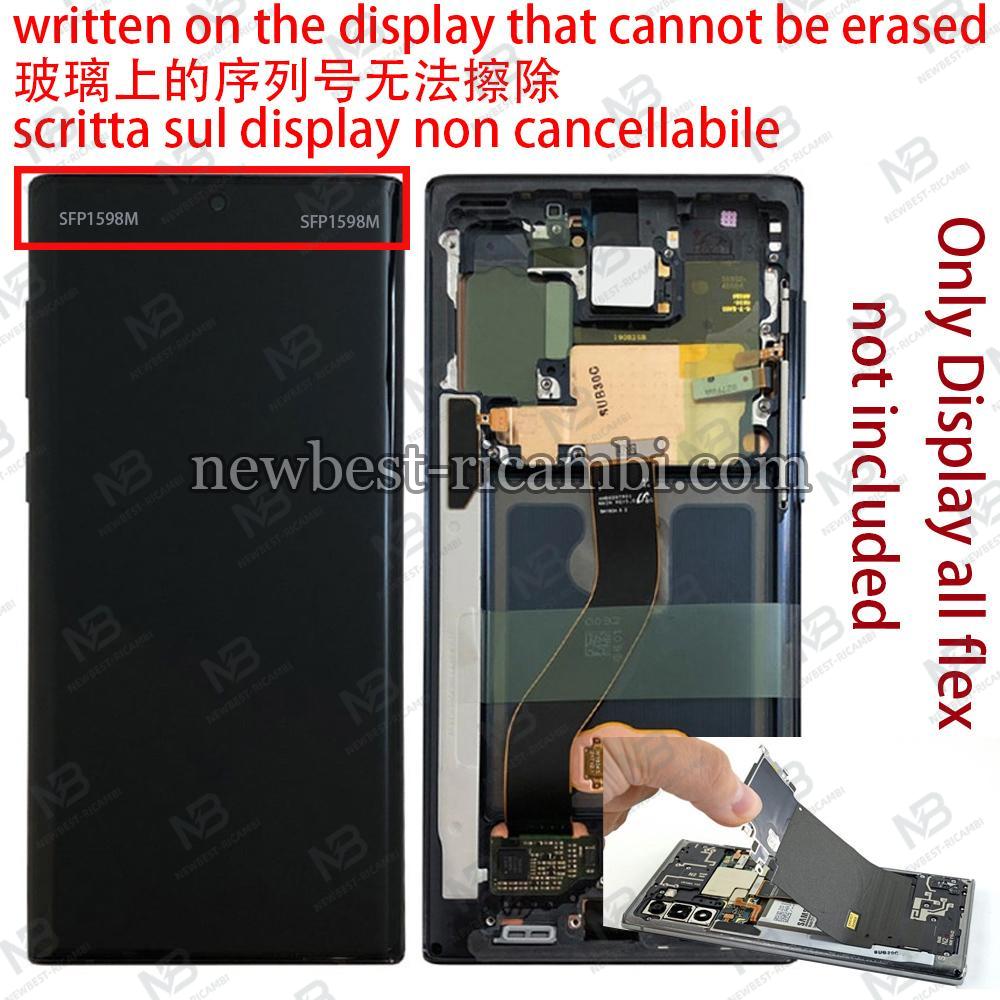 Samsung Galaxy Note 10 N970 Touch+Lcd+Frame Black (Developer Version ) Disassembled Grade A