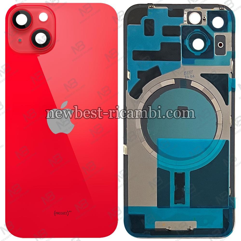 iPhone 14 Back Cover With Frame Red