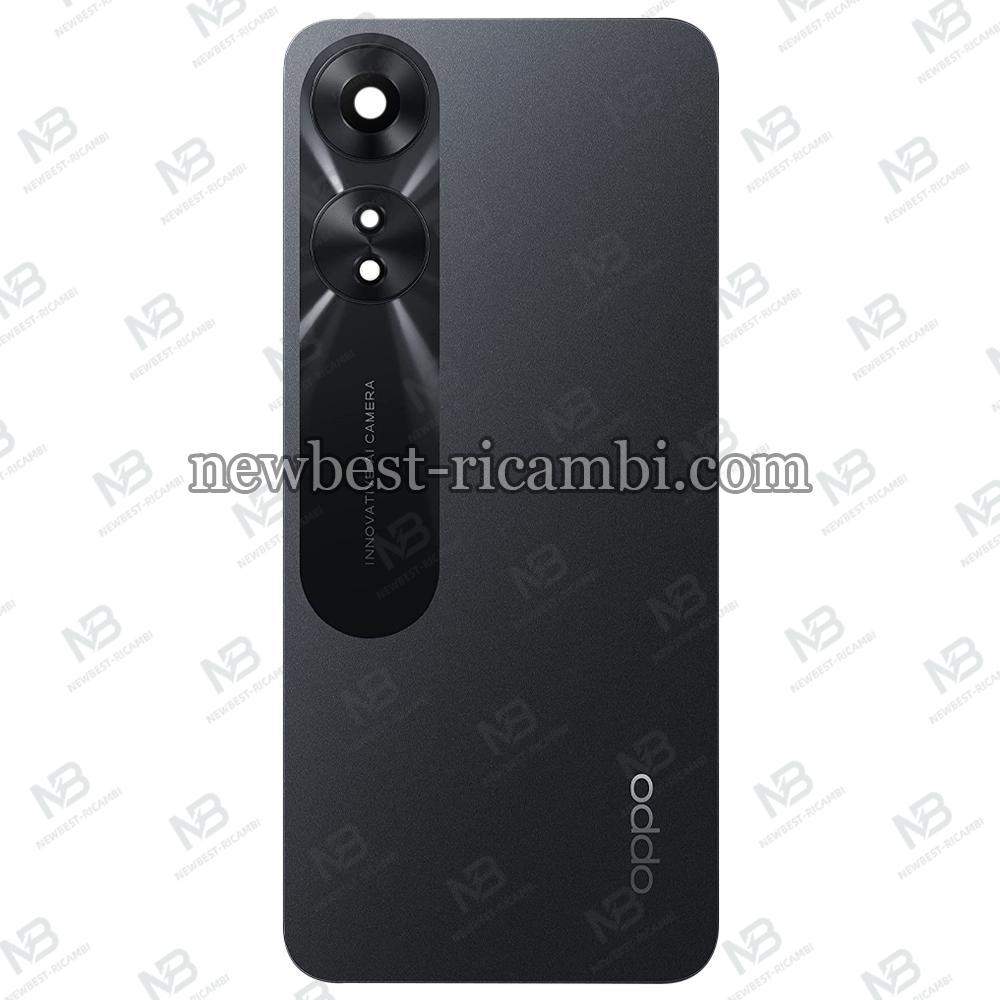 Oppo A78 5G (CPH2483 / CPH2495) Back Cover + Camera Glass Black Original