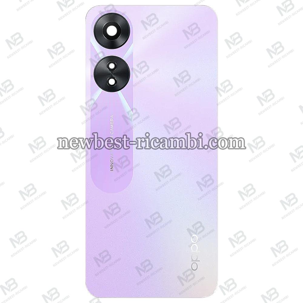 Oppo A78 5G (CPH2483 / CPH2495) Back Cover + Camera Glass Purple Original