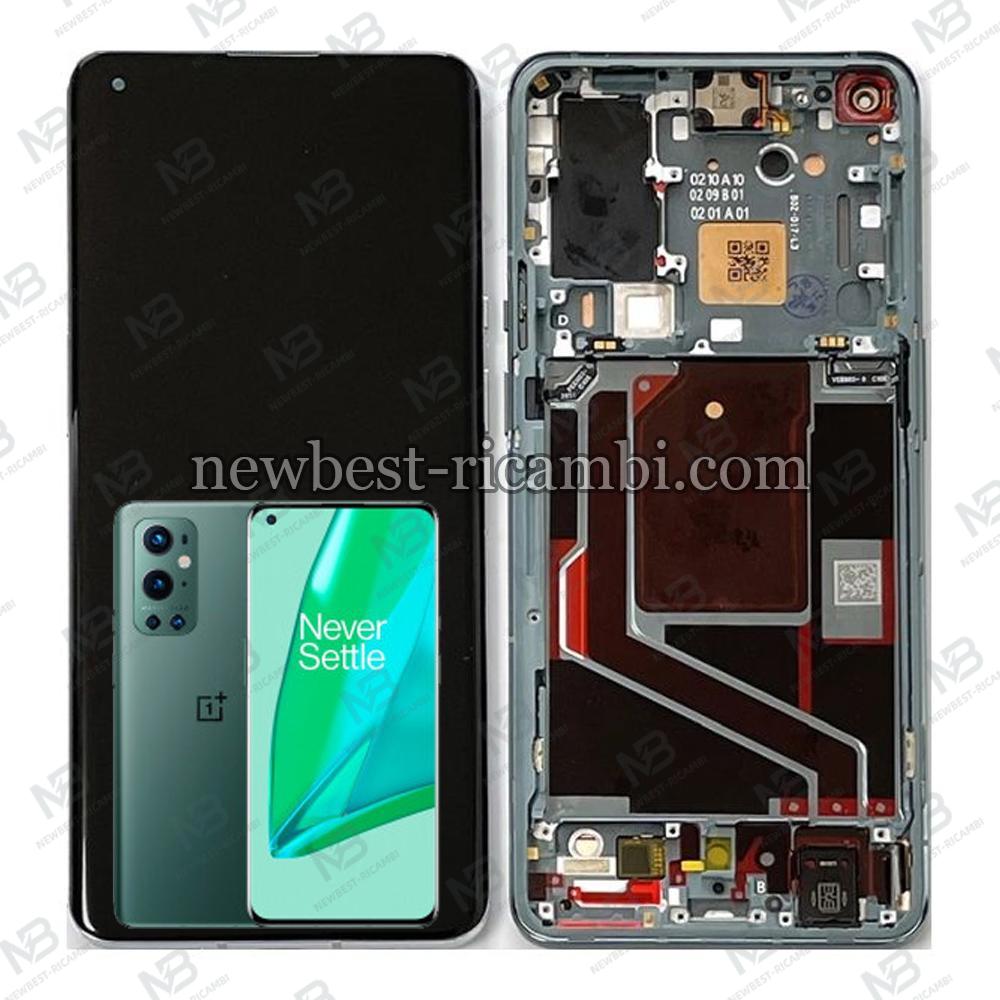 One Plus 1+ 9 Pro Touch + Lcd + Frame Pine Green Service Pack